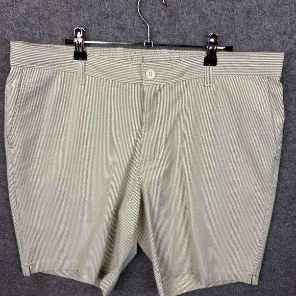 Tommy Bahama Nova Wave Sand Stripe 9 Shorts Mens XL Palm Green ST890044 New - Picture 5 of 13